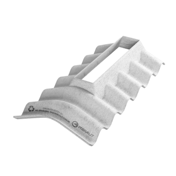 Cumeeira Normal Lanternim 1100x6mm P7-Fibrocimento